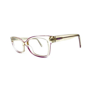 DKNY Clear Pink Cat Eye Wayfarer Frame Flex Temple Glasses DY4638 3604 51 16 140